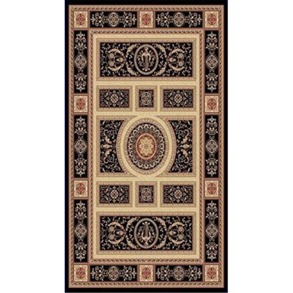 Dynamic Rugs Legacy Rectangular Rug- Black - 6 Ft. 7 In. X 9 Ft. 6 In. LE71058021090 - main